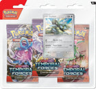 Gamers Guild AZ Clearance Pokemon Scarlet and Violet 5 Temporal Forces 3-Pack Blister - Cyclizar Pokemon