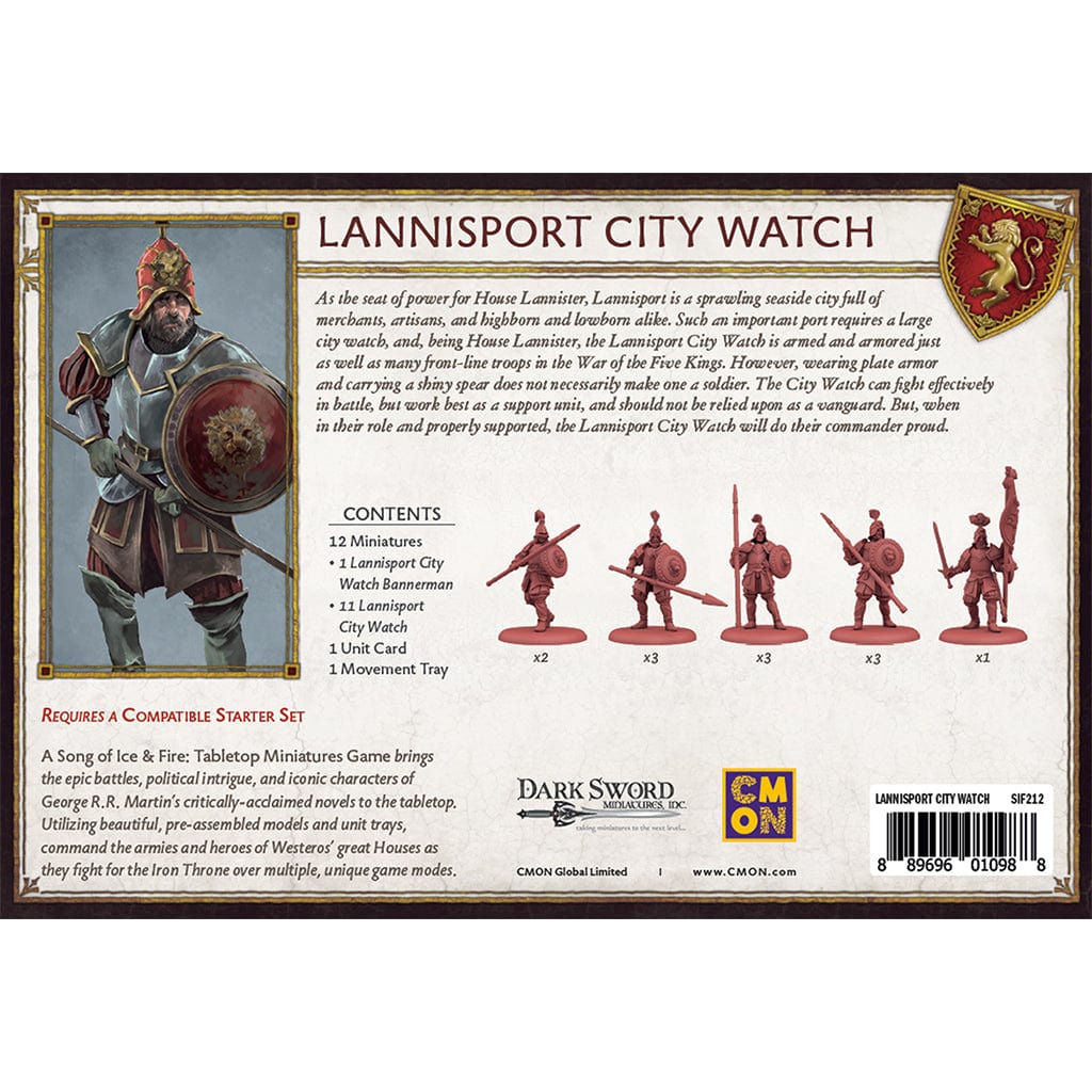 SIF: Lannister Lannisport City Watch – Gamers Guild AZ