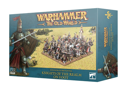 Gamers Guild AZ Warhammer The Old World Warhammer The Old World: Kingdom Of Bretonnia - Knights Of The Realm On Foot (Pre-Order) Games-Workshop