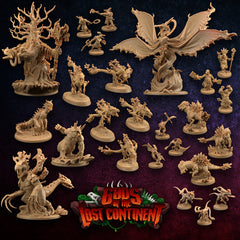 Gods of the Lost Continent 3D Prints