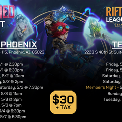 Tempe - Riftbound Unleashed Pre-Rift Events