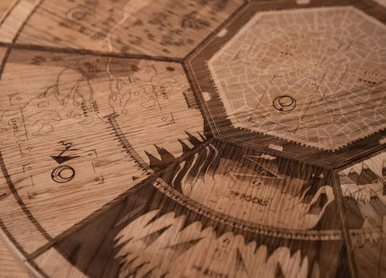 Veiled Fate (Premium Wooden Board, White Oak)