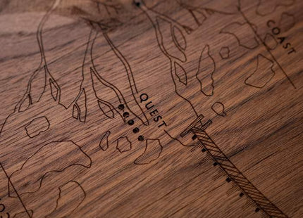 Veiled Fate (Premium Wooden Board, White Oak)