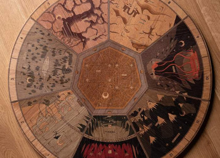 Veiled Fate (Premium Wooden Board, White Oak)