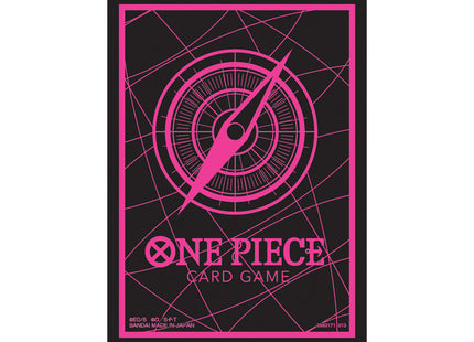 ONE PIECE TCG: Card Sleeves - Standard Black & Pink