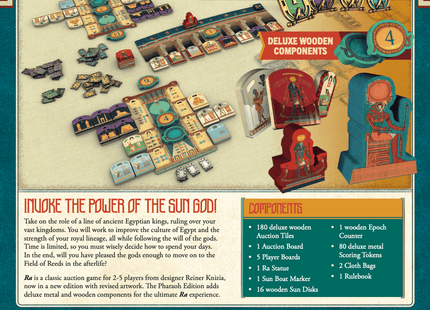 Gamers Guild AZ 25th Century Games Ra: Deluxe Pharoah Edition ACD Distribution