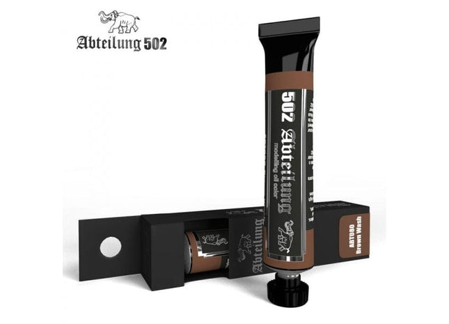Gamers Guild AZ Abteilung Abteilung 502: Modelling Oil Color - Brown Wash ABT080 Golden Distribution International