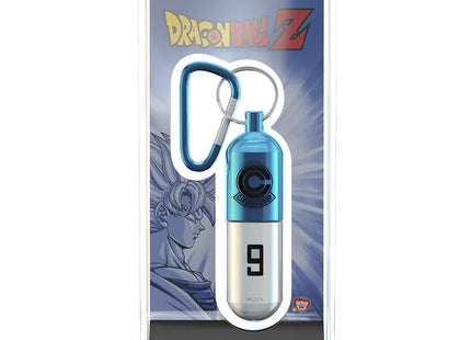 Gamers Guild AZ ABYstyle Dragon Ball Z Blue Capsule Corp Aluminium Keychain Faire