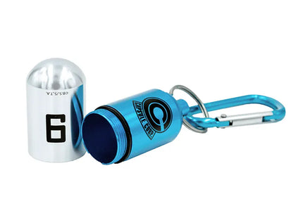 Gamers Guild AZ ABYstyle Dragon Ball Z Blue Capsule Corp Aluminium Keychain Faire