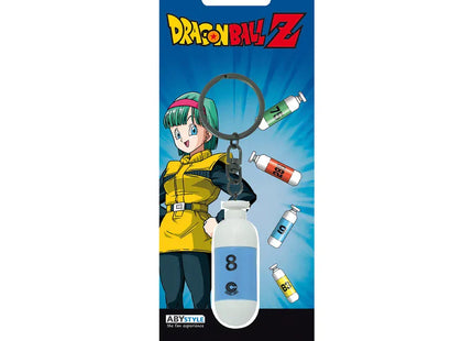 Gamers Guild AZ ABYstyle Dragon Ball Z Blue Capsule Corp Keychain Faire