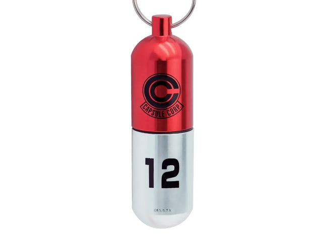 Gamers Guild AZ ABYstyle Dragon Ball Z Red Capsule Corp Aluminium Keychain Faire