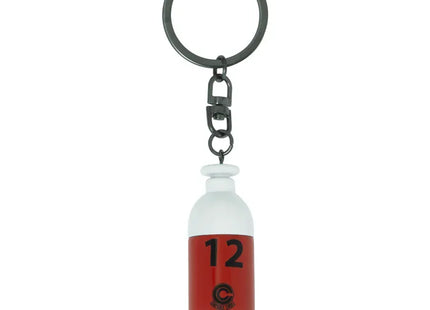 Gamers Guild AZ ABYstyle Dragon Ball Z Red Plastic Capsule Corp Keychain Faire
