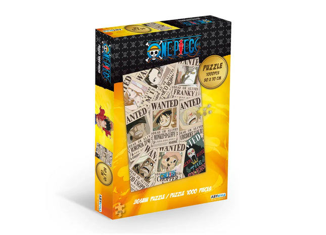 Gamers Guild AZ ABYstyle One Piece: Jigsaw Puzzle 1000 Pieces - Wanted Faire