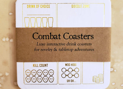 Gamers Guild AZ Accessory Cantrip Candles: Combat Coasters (6 Pack) Cantrip Candles