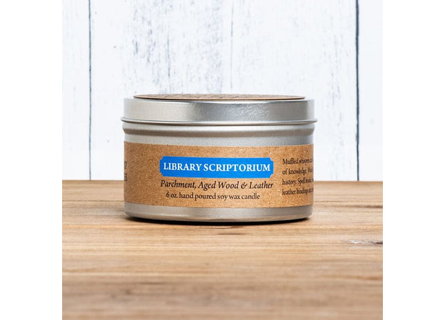 Gamers Guild AZ Accessory Cantrip Candles: Library Scriptorium 6oz Cantrip Candles