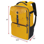 Gamers Guild AZ Accessory Power ENHANCE Gaming: Card Storage Backpack (Yellow) Enhance Gaming