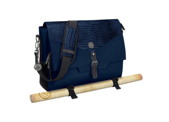 Gamers Guild AZ Accessory Power ENHANCE Tabletop RPGs: Messenger Bag Dragon - Blue Mad Al