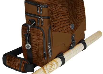Gamers Guild AZ Accessory Power ENHANCE Tabletop RPGs - RPG Adventurer's Bag Collector's Edition (Brown) Mad Al