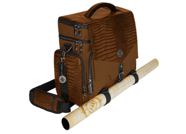 Gamers Guild AZ Accessory Power ENHANCE Tabletop RPGs - RPG Adventurer's Bag Collector's Edition (Brown) Mad Al