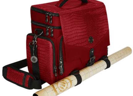 Gamers Guild AZ Accessory Power ENHANCE Tabletop RPGs - RPG Adventurer's Bag Collector's Edition (Red) Mad Al