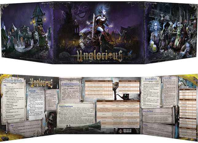 Gamers Guild AZ Aces Games Unglorious RPG: Ferryman`s Screen (Pre-Order) AGD