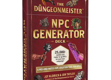 Gamers Guild AZ Adams Media Dungeonmeister: NPC Generator Deck (Pre-Order) ACD Distribution