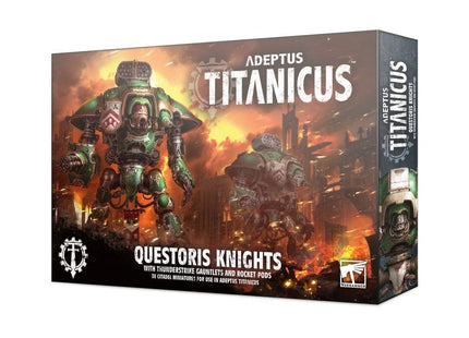 Gamers Guild AZ Adeptus Titanicus Adeptus Titanicus: Questoris Knights w/ Thunderstrike Gauntlets and Rocket Pods Games-Workshop