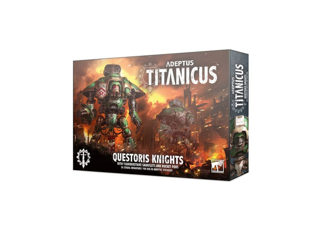 Gamers Guild AZ Adeptus Titanicus Adeptus Titanicus: Questoris Knights w/ Thunderstrike Gauntlets and Rocket Pods Games-Workshop