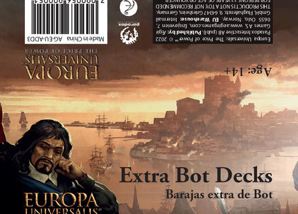 Gamers Guild AZ Aegir Games Europa Universalis: The Price of Power - Extra Bot Decks (Add-on) Quartermaster Direct