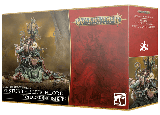 Gamers Guild AZ Age of Sigmar Age of Sigmar: Maggotkin of Nurgle - Festus the Leechlord (Pre-Order) Games-Workshop