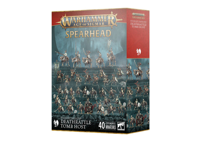 Gamers Guild AZ Age of Sigmar Age of Sigmar: Soulblight Gravelords Spearhead: Deathrattle Tomb Host (Pre-Order) Games-Workshop
