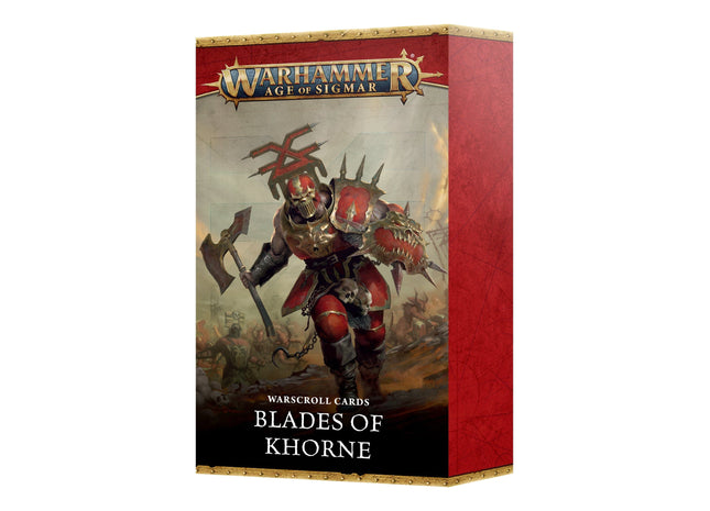 Gamers Guild AZ Age of Sigmar Age of Sigmar:  Warscroll Cards: Blades of Khorne (Pre-Order) Games-Workshop