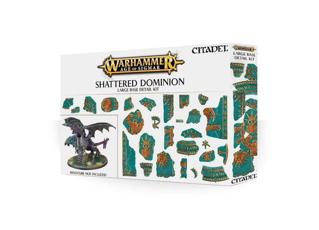 Gamers Guild AZ Age of Sigmar Citadel: Basing - Warhammer Age of Sigmar Shattered Dominion Large Base Detail Games-Workshop