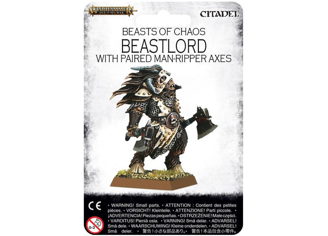 Gamers Guild AZ Age of Sigmar Warhammer Age of Sigmar: Beasts of Chaos - Beastlord with Two Hand Weapons Games-Workshop Direct