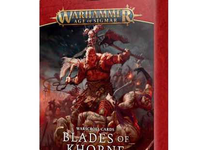 Gamers Guild AZ Age of Sigmar Warhammer Age of Sigmar: Blades of Khorne - Warscroll Cards Games-Workshop