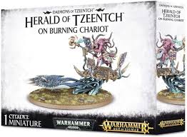 Gamers Guild AZ Age of Sigmar Warhammer Age of Sigmar: Disciples of Tzeentch - Herald of Tzeentch on Burning Chariot Games-Workshop Direct