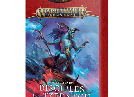 Gamers Guild AZ Age of Sigmar Warhammer Age of Sigmar: Disciples of Tzeentch - Warscroll Cards Games-Workshop