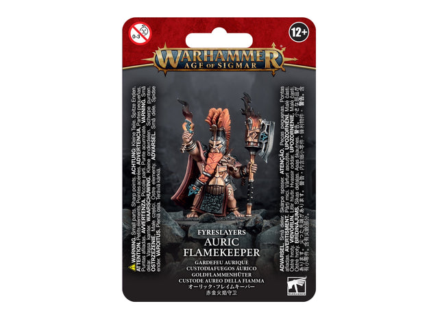 Gamers Guild AZ Age of Sigmar Warhammer Age of Sigmar: Fyreslayers - Auric Flamekeeper Games-Workshop