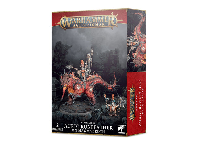 Gamers Guild AZ Age of Sigmar Warhammer Age of Sigmar: Fyreslayers - Auric Runefather on Magmadroth Games-Workshop