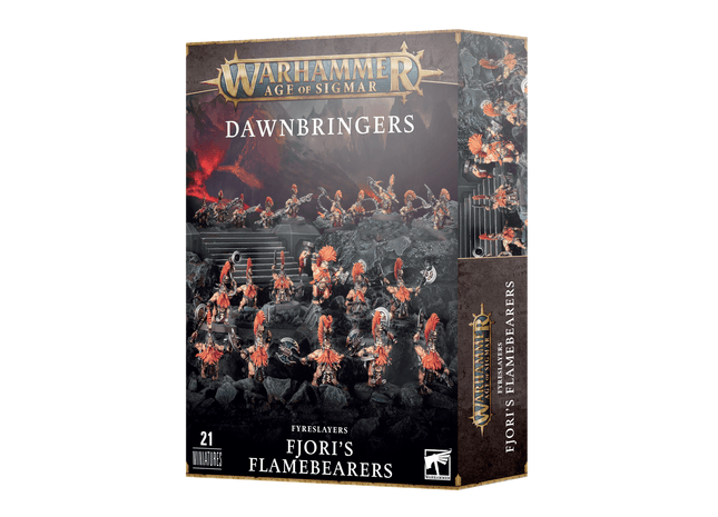 Gamers Guild AZ Age of Sigmar Warhammer Age of Sigmar: Fyreslayers - Fjori's Flamebearers (Pre-Order) Games-Workshop