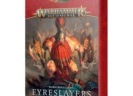 Gamers Guild AZ Age of Sigmar Warhammer Age of Sigmar: Fyreslayers - Warscroll Cards (2022) Games-Workshop Direct