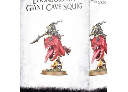 Gamers Guild AZ Age of Sigmar Warhammer Age of Sigmar: Gloomspite Gitz - Loonboss on Giant Cave Squig Games-Workshop