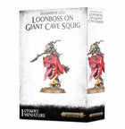 Gamers Guild AZ Age of Sigmar Warhammer Age of Sigmar: Gloomspite Gitz - Loonboss on Giant Cave Squig Games-Workshop