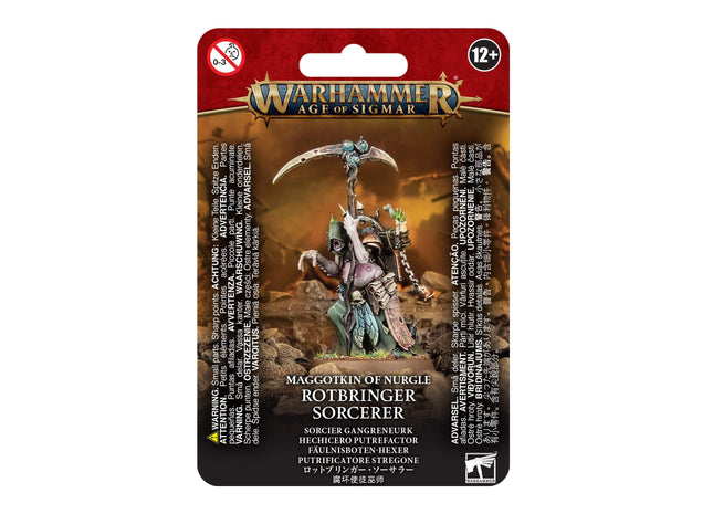 Gamers Guild AZ Age of Sigmar Warhammer Age of Sigmar: Maggotkin of Nurgle - Rotbringer Sorcerer Games-Workshop