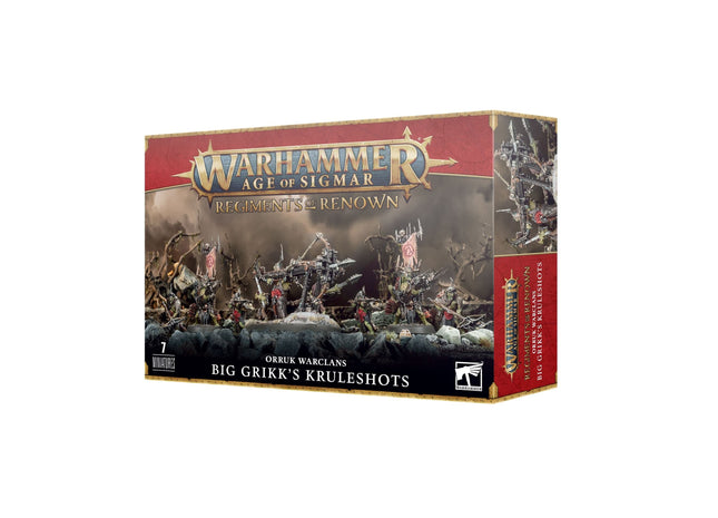 Gamers Guild AZ Age of Sigmar Warhammer Age of Sigmar: Orruk Warclans - Big Grikk's Kruleshots (Regiments of Renown) Games-Workshop