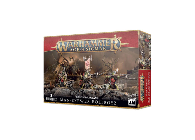 Gamers Guild AZ Age of Sigmar Warhammer Age of Sigmar: Orruk Warclans - Man-Skewer Boltboyz Games-Workshop