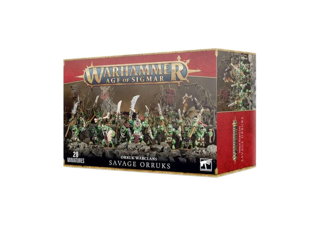 Gamers Guild AZ Age of Sigmar Warhammer Age of Sigmar: Orruk Warclans - Savage Orruks Games-Workshop