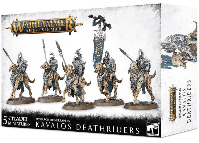 Gamers Guild AZ Age of Sigmar Warhammer Age of Sigmar: Ossiarch Bonereapers - Kavalos Deathriders Games-Workshop