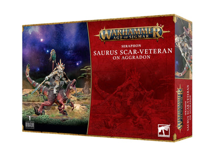 Gamers Guild AZ Age of Sigmar Warhammer Age of Sigmar: Seraphon - Saurus Scar-Veteran On Aggradon Games-Workshop