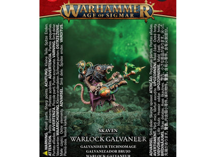 Gamers Guild AZ Age of Sigmar Warhammer Age of Sigmar: Skaven Warlock Galvaneer Games-Workshop